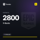 Fortnite 2800 V-Bucks (GLOBAL)