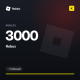 Roblox 3000 Robux (GLOBAL)