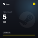 Steam Wallet 5 USD (GLOBAL)